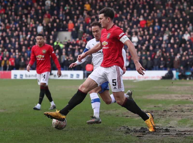 Manchester United's Harry Maguire. Reuters