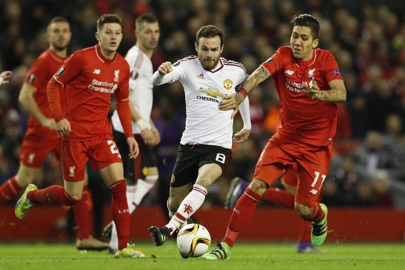 After their loss to Liverpool, United's Juan Mata said, "We need to recover as soon as possible and then focus just on the FA Cup." Reuters / Phil Noble