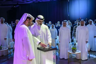 Sheikh Khaled bin Mohamed, Crown Prince of Abu Dhabi attends launch of new entity, AI7I. Wam