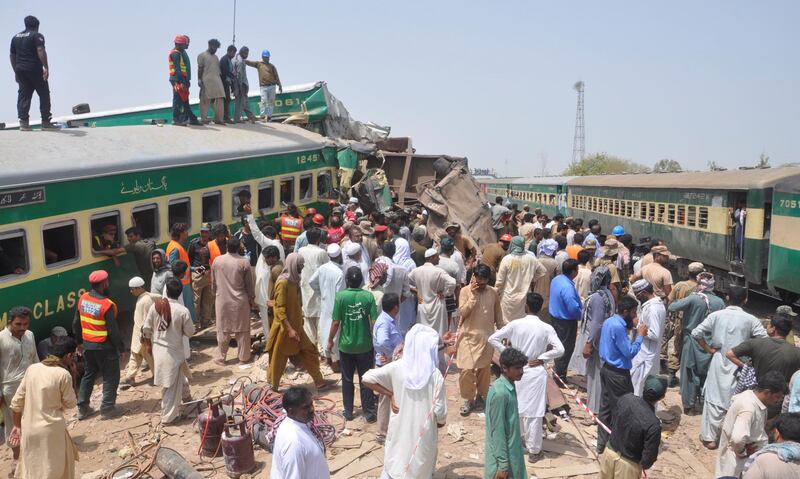 Pakistan's railway minister said an investigation had been ordered into the accident in Punjab province, with early information suggesting human error was to blame . REUTERS