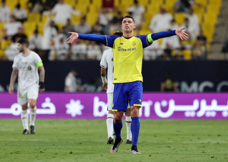 Al Nassr's Cristiano Ronaldo will be hoping for success this season. Reuters