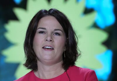 The Green Party's candidate Annalena Baerbock called for a ban on diesel and petrol cars. Photo: AP Photo / Michael Sohn