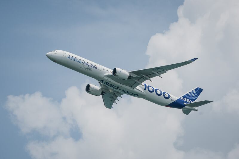 Airbus posted a 13 per cent decline in fourth-quarter profit, despite revenue increasing. EPA