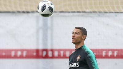 Cristiano Ronaldo will look to lead by example for Portugal at the World Cup. Paulo Novais / EPA