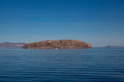 Hans Island, which measures 1.3 square kilometres and is situated between Canada and Greenland. Alamy