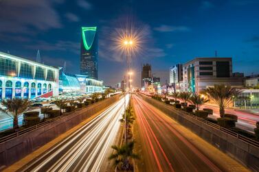 The Kingdom Tower in Riyadh. Bank deposits in Saudi Arabia grew 7.3 per cent in December, primarily driven by ‘business and individual’ segment . Bloomberg