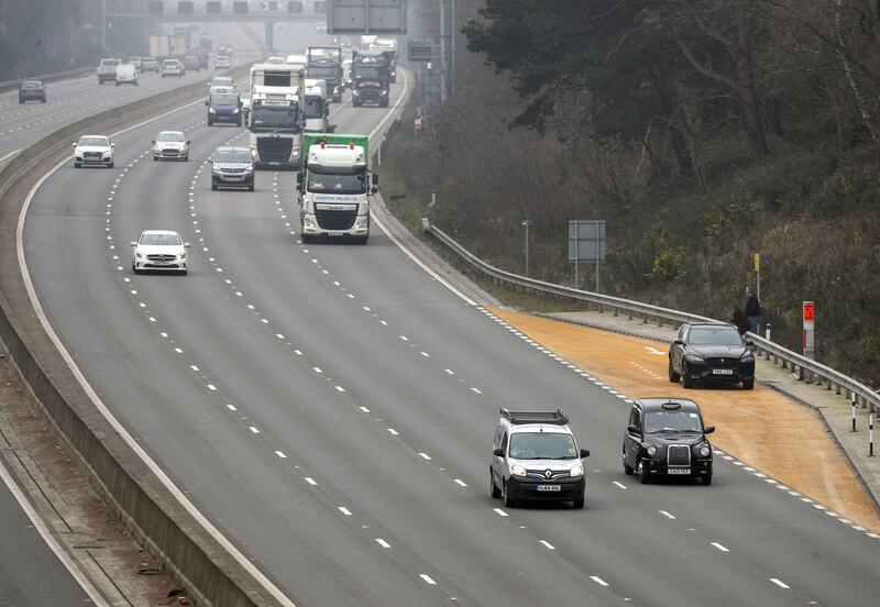 Plans for 14 new stretches on England's motorways, comprising 11 that are paused and three earmarked for construction, will be scrapped. PA