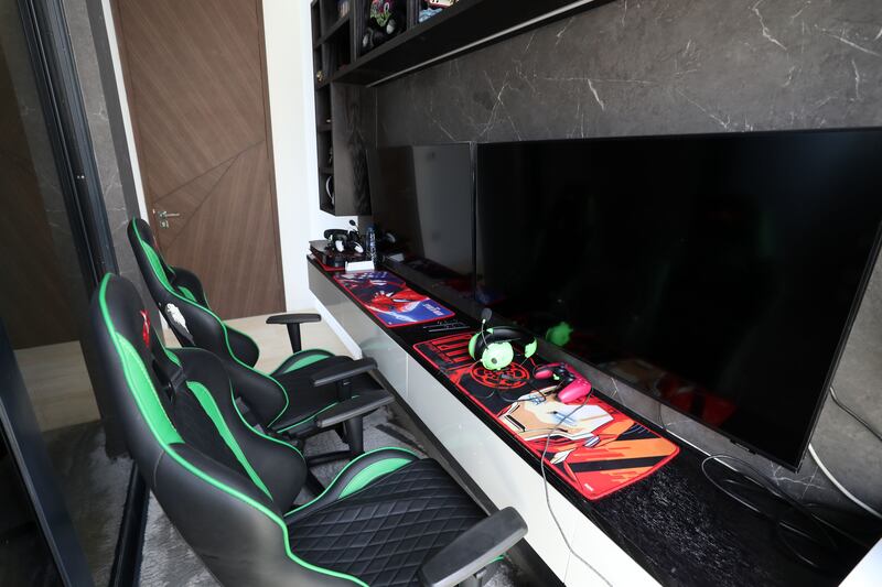 The gaming room 
