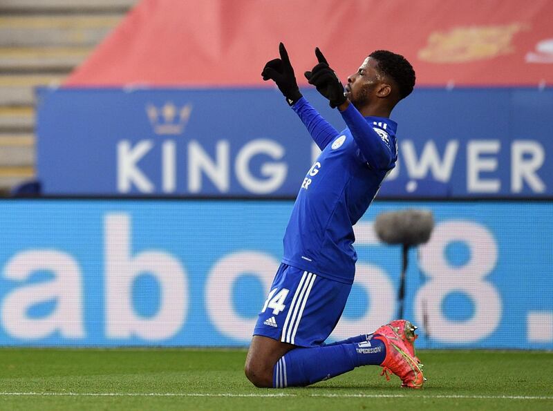 Kelechi Iheanacho, 8 -- Made no mistake when he capitalised on sloppy play from Fred to round Henderson and put the hosts ahead midway through the first half. He then combined brilliantly with Tielemans for the second before nodding home at the back post to seal the Foxes’ place in the final four. Reuters
