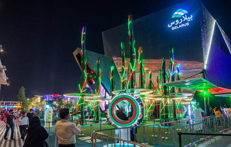 The Belarus Pavilion, Expo 2020 Dubai. Photo: Stuart Wilson/Expo 2020 Dubai