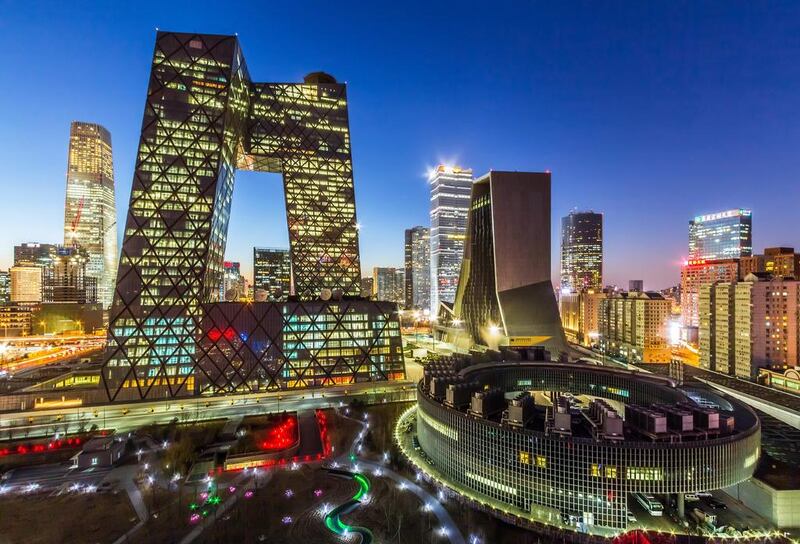 Beijing’s central business district offers a clear illustration of the country's modern trajectory. Imaginechina / Corbis