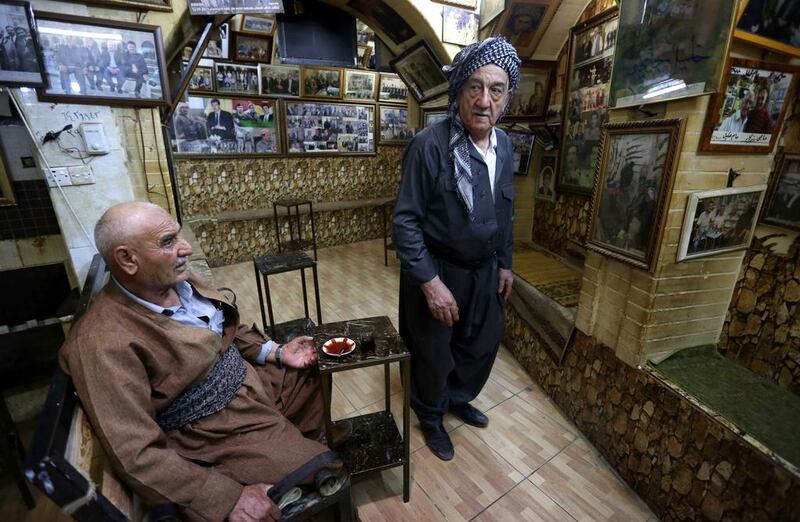 Arbil has changed significantly since Mam Khalil first began his career. When he was a youth, there was only the citadel, which still towers over the market and four neighbourhoods, he says. Safin Hamed / AFP  