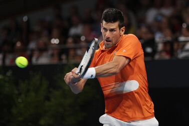 Tennis - Adelaide International - Memorial Drive Tennis Club, Adelaide, Australia - January 8, 2023 Serbia's Novak Djokovic in action during the final match against Sebastian Korda of the U. S.  REUTERS / Loren Elliott