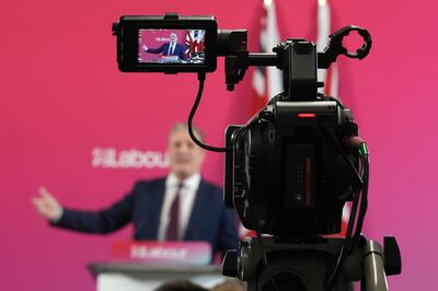 Labour leader Sir Keir Starmer delivers a keynote speech outlining his vision for government. Getty