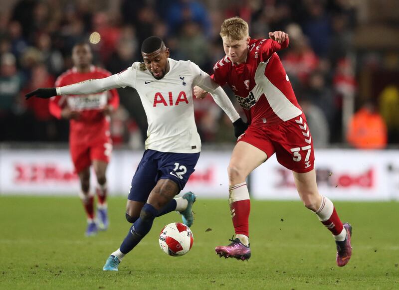 SUB: Emerson Royal (Doherty 81’) – 5. Part of a double change to refresh the wings but came on as Boro dominated the wings. Reuters