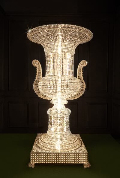 Hans van Bentem created 'Medicis Vase XXL' for Baccarat. Photo: Chalhoub Group