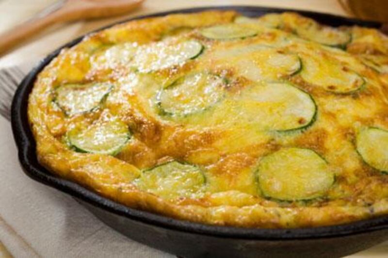 Frittata is great as a lucnhtime snack or a more substantial meal.