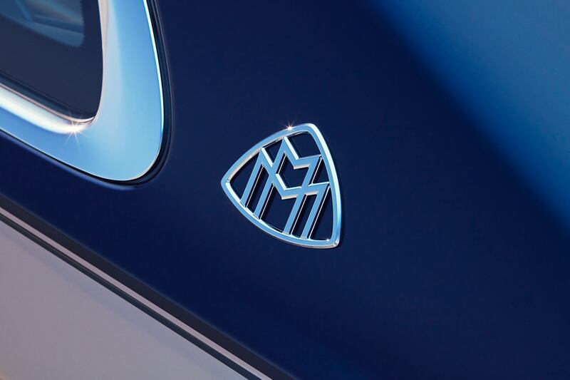 The Mercedes-Maybach emblem is littered across the cabin