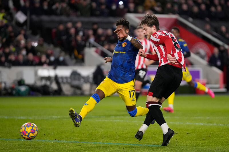 Mathias Jensen - 5: Could have had first-half hat-trick. Scuffed shot wide of target from edge of box in opening couple of minutes, then had two shots saved by De Gea - both of which the Dane should have scored. Drilled another shot straight at keeper after half-time. AP