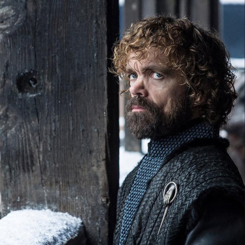 Lord Tyrion Lannister in Game of Throne's season eight cast shots. Courtesy Helen Sloan /  HBO