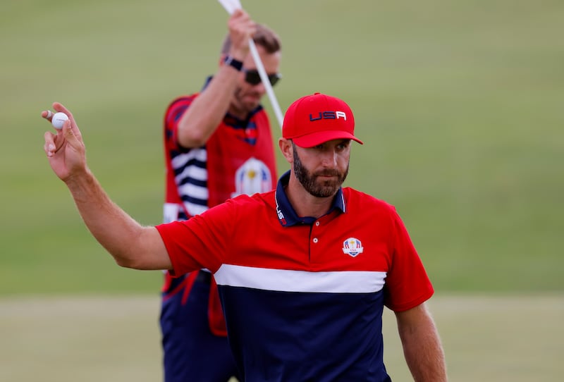 UNITED STATES RATINGS: Dustin Johnson (5-0-0 overall) – 10. The world 2 led by example, becoming the first American since Larry Nelson in 1979 to win a maximum five points. Johnson was scintillating all weekend, combining with Morikawa three times and once with Schauffele before edging Casey in singles. Reuters