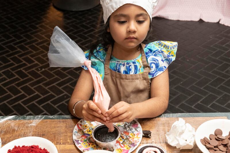 Children can make their own pizzas and decorate cupcakes 