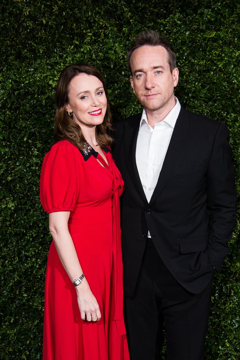 Keeley Hawes and Matthew Macfadyen attend the Charles Finch & Chanel pre-BAFTAs dinner at Loulou's, London on February 9. Getty Images