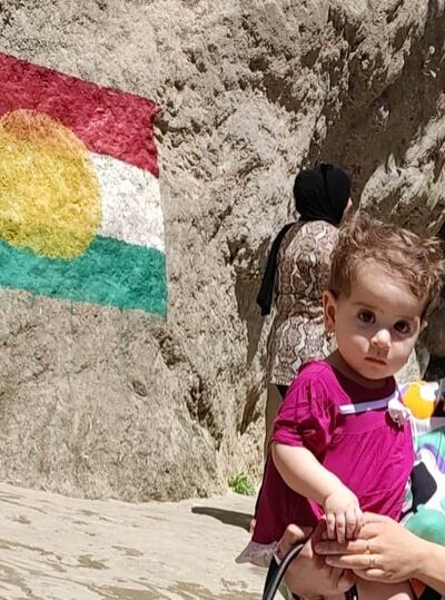 Zahraa minutes before the attack on the resort. Photo provided by her father, Durgham.