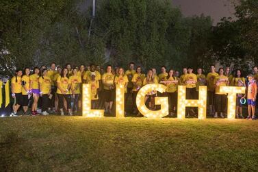 The 2018 Darkness into the Light walk in Abu Dhabi. The National