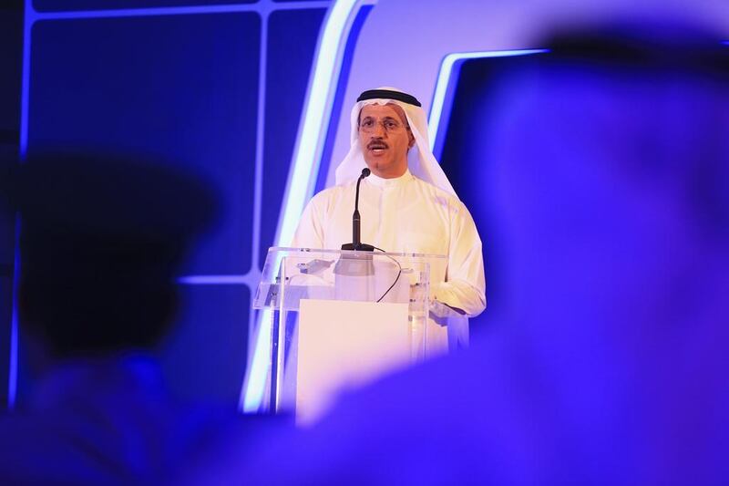 Sultan Al Mansouri, the Minister of Economy, hopes the contribution of SMEs to non-oil GDP will rise to 70 per cent by 2020. Sarah Dea / The National