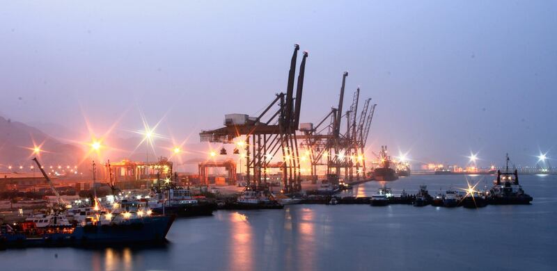 Provided photo of the Port of Fujairah in Fujairah, UAE 

Courtesy Port of Fujairah *** Local Caption ***  port8.jpg
