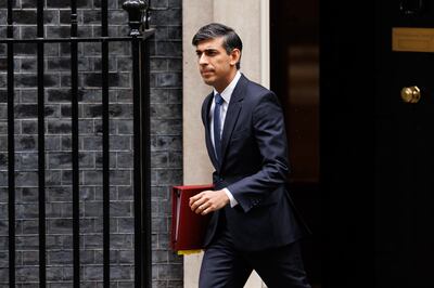 Britain's Prime Minister Rishi Sunak wants to use AI to show UK leadership in the world. Getty Images