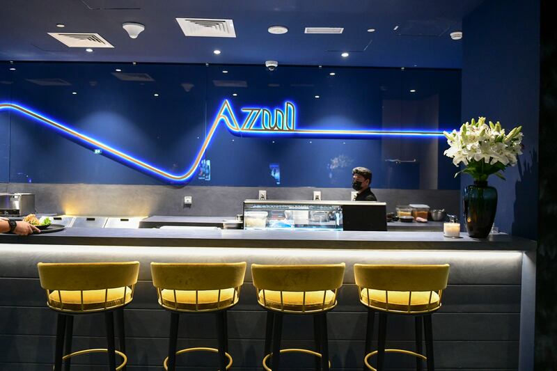 Azul is located near the VIP and Presidential theatres.