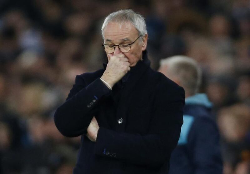 Leicester City manager Claudio Ranieri looks dejected. Paul Childs / Reuters
