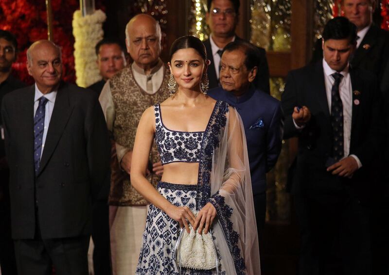 Actress Alia Bhatt arrives. Reuters