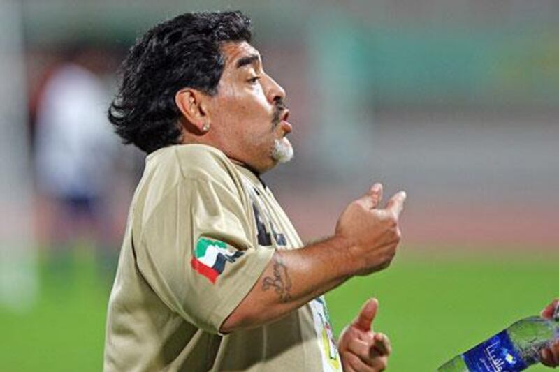Diego Maradona has been ambassador of the Dubai Sports Council since last August.