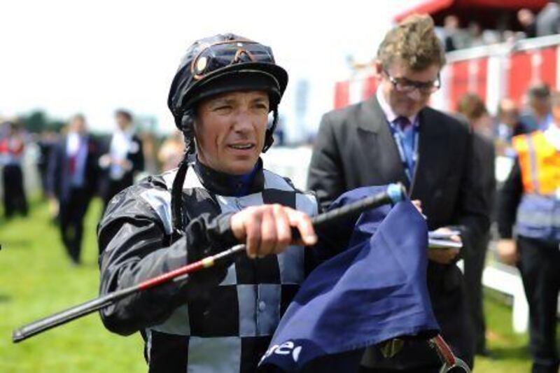 Frankie Dettori had a disappointing return to racing from a six-month ban. Alan Crowhurst / Getty Images