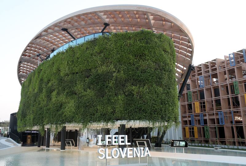 The Slovenia pavilion. Chris Whiteoak / The National