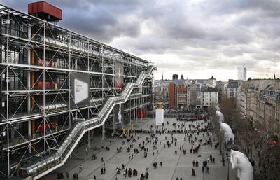 The Pompidou Centre in Paris is one of Roger's most well-known works. AFP