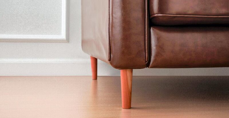 Custom Works also offers sofa legs, such as this mid-century example.