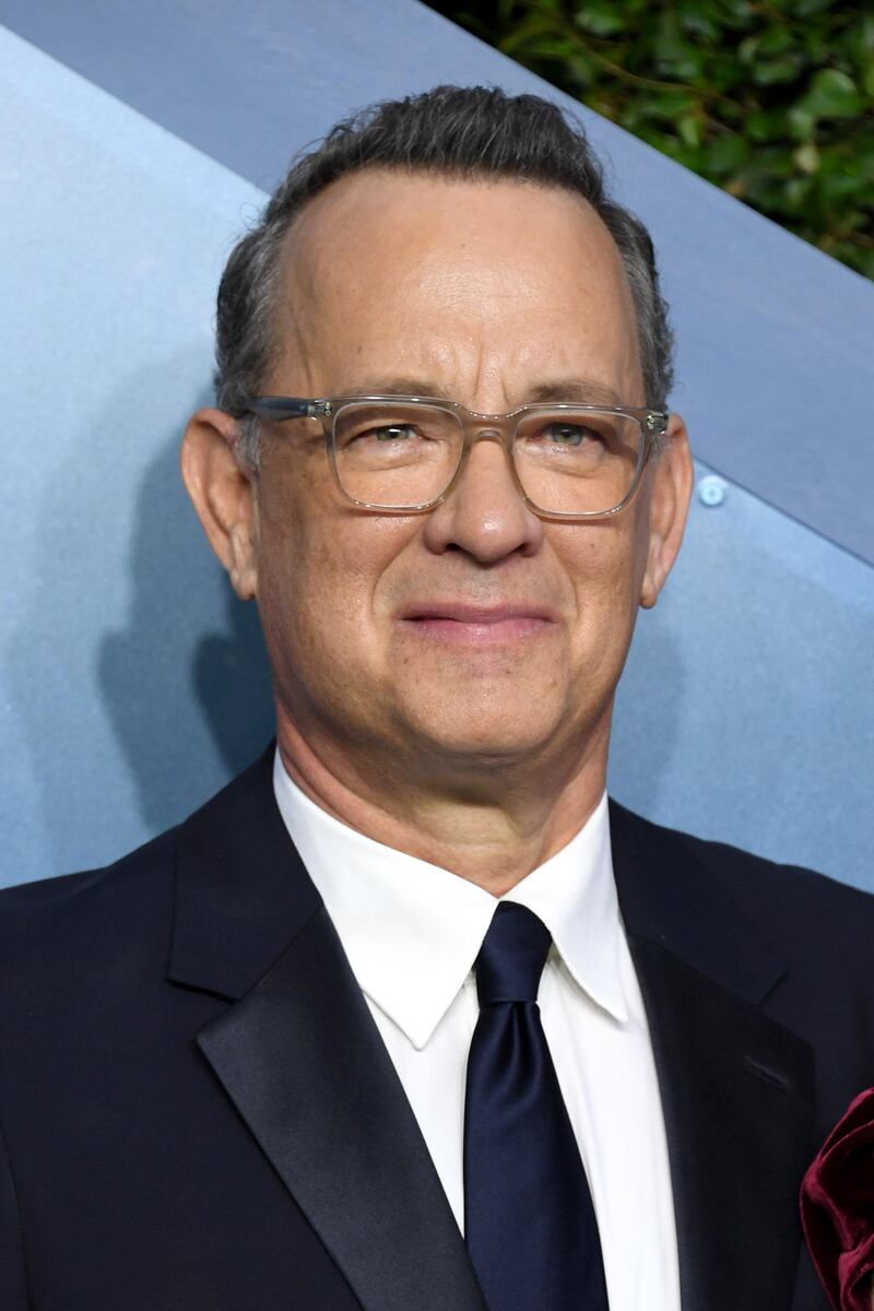 LOS ANGELES, CALIFORNIA - JANUARY 19: Tom Hanks attends the 26th Annual Screen Actors Guild Awards at The Shrine Auditorium on January 19, 2020 in Los Angeles, California.   Jon Kopaloff/Getty Images/AFP