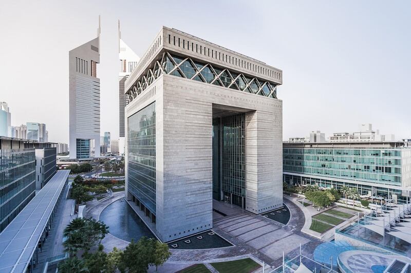 The gate building at Dubai International Financial Centre. The DIFC Authority is seeking comment on proposed new intellectual property regulations by May 9. Image courtesy of Dubai International Financial Centre.
