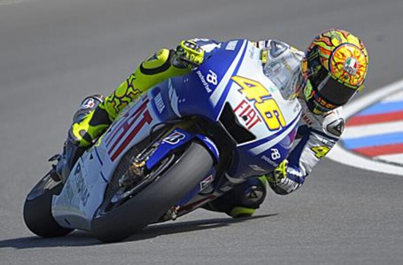 Valentino Rossi will lead from the front at Brno.