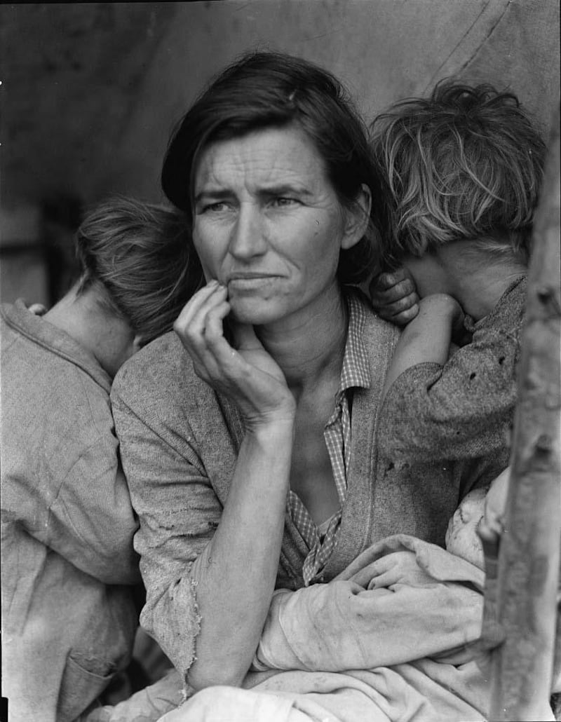 Migrant Mother by Dorothea Lange. Courtesy Library of Congress