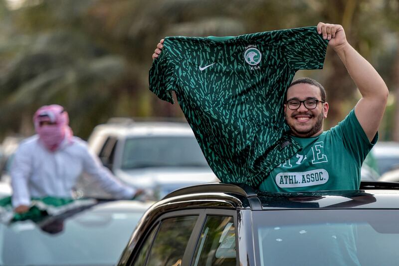 The Argentina tie was Saudi Arabia’s first World Cup game. AFP