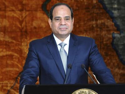 President Abdel Fattah El Sisi is keen to clear a backlog of goods stuck at Egyptian ports. Reuters