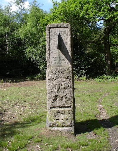 A sundial permanently set to BST memorialises William Willett in Petts Wood, Kent. Photo: Wikimedia Commons