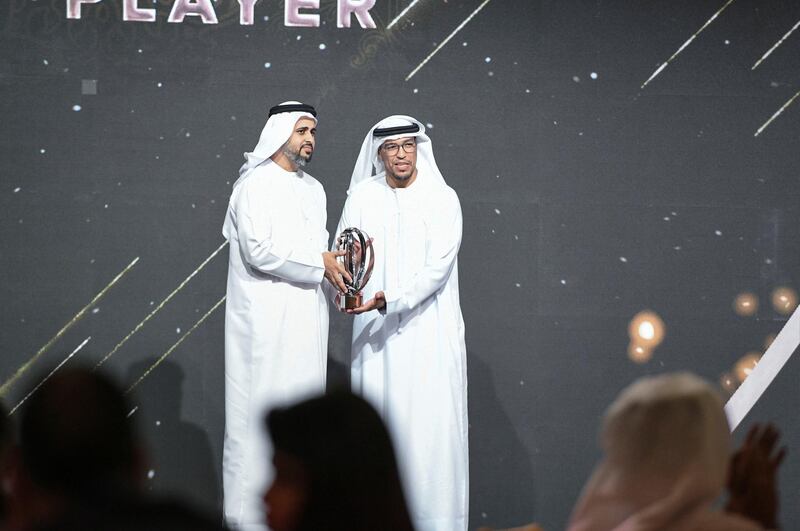 Abu Dhabi, United Arab Emirates - Faisal Al Ketbi won for Best Emirati Male Black Belt player for the UAE Jiu-Jitsu World Awards night at Emirates Palace. Khushnum Bhandari for The National