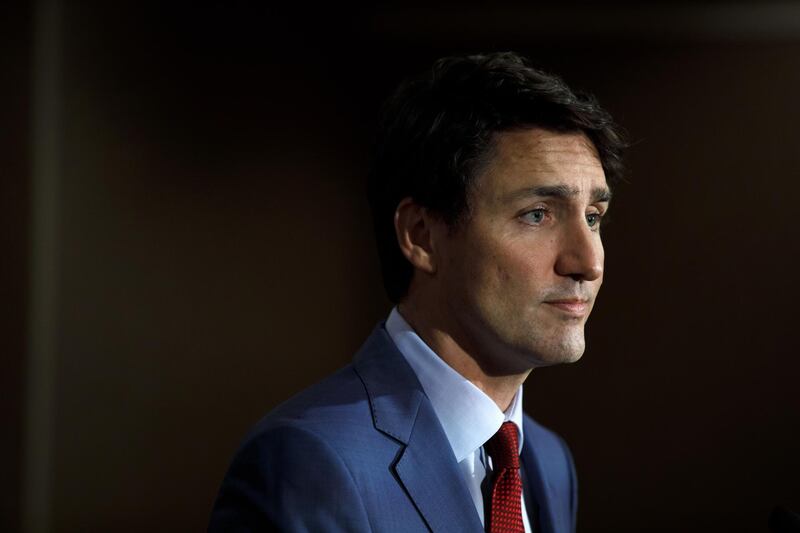 Justin Trudeau, Canada's prime minister, speaks during a campaign stop in Toronto, Ontario, Canada, on Friday, Sept. 20, 2019. Trudeau said he would implement a full ban on military-style assault weapons if he's re-elected next month, a popular move in major metropolitan districts the governing Liberals will need to hold in order to retain power. Photographer: Cole Burston/Bloomberg