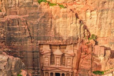  Al-Khazneh or The Treasury, a temple in the ancient city of Petra in Jordan. Huda Bin Redha